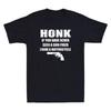 Honk If You Have Never Seen A Gun Fired From A Motorcycle Vintage Men's T-Shirt