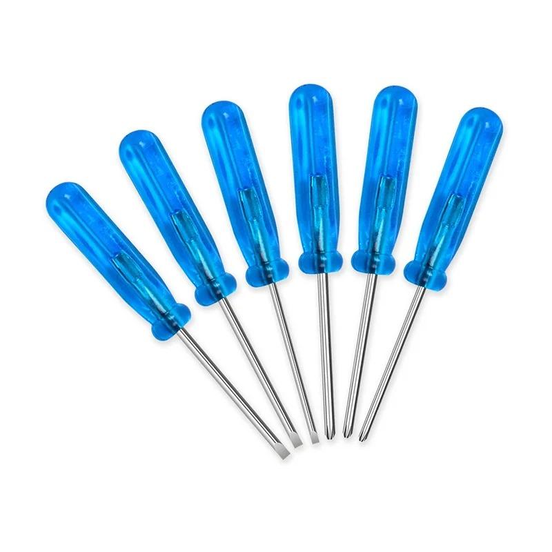 10pcs Blue Mini Screwdriver Set, Toy Cross Word Repair Tool, Suitable For Exercising Hands-on Ability Small Repair Tool, Cry