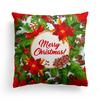 Christmas Cartoon Print Pattern Cushion Cover Home Living Room Sofa Decoration Square Polyester Throw Pillow Cover 45x45cm