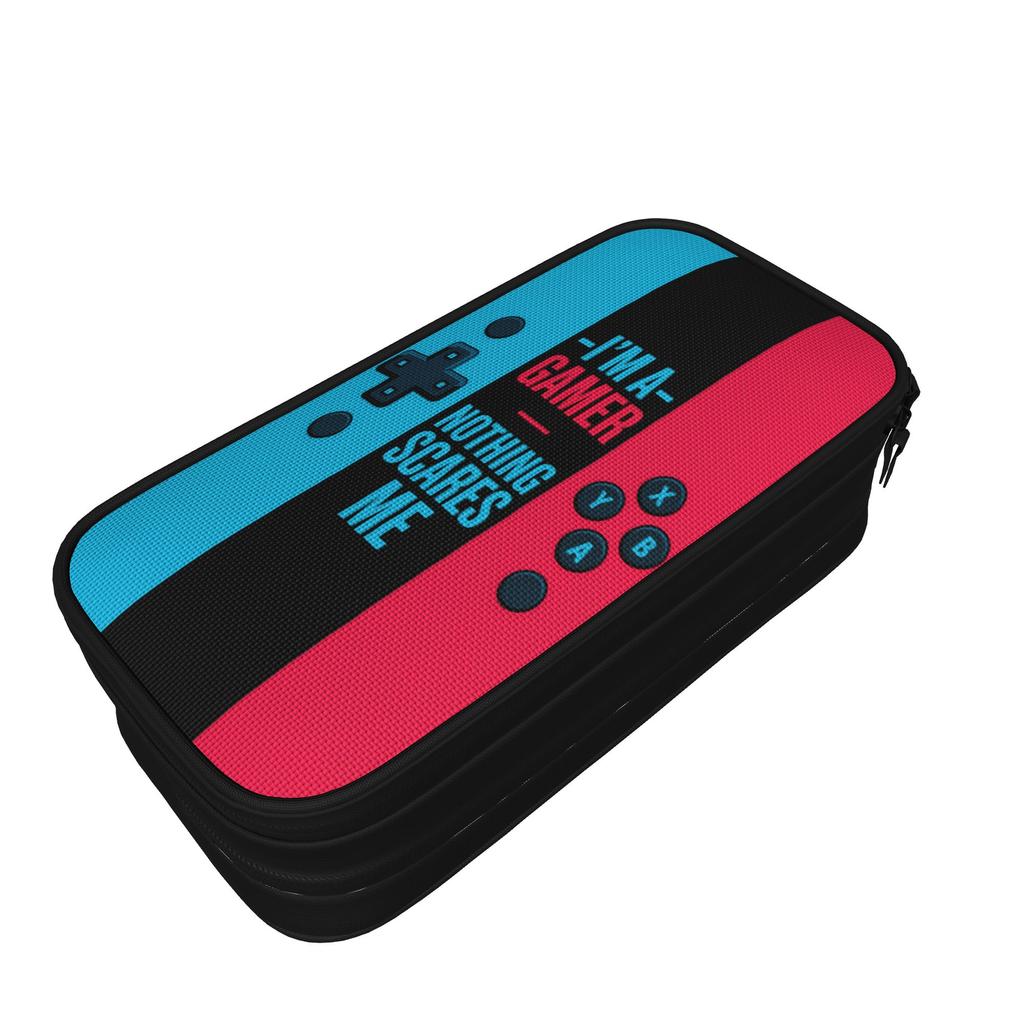 Lovely Gamer Pencil Case  Pencil Box Pen Holder for Girl Boy Large Storage Bag School Supplies Gifts Stationery