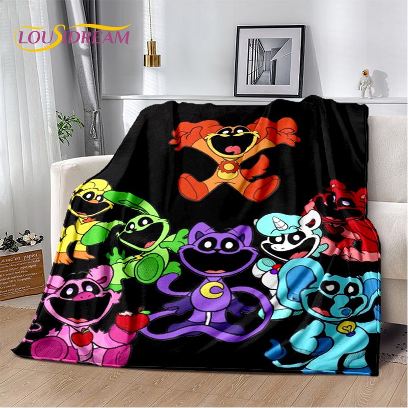 Cute S-Smiling C-Critters Catnap Craftycorn Cartoon Soft Blankets,Throw Blanket Comfortable Blanket for Beds Sofa Home Kids Gift