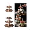 Elegant Wooden Cupcake Holder Tiered Dessert Stand for Parties