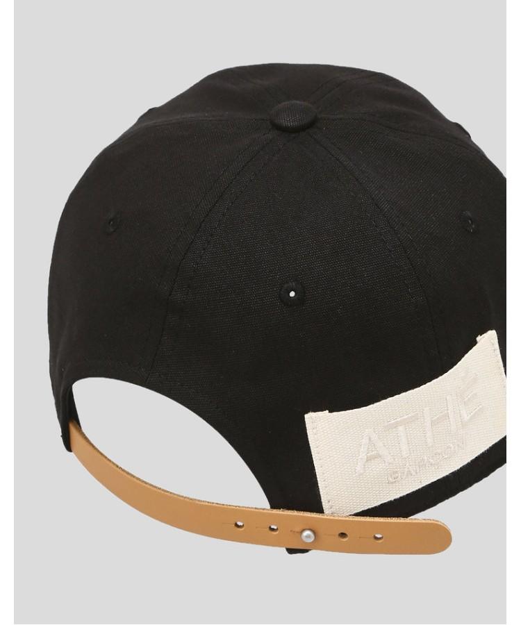 Attebanesabeuluno [Athe Garcon] Black Cotton Cap Aahe5Eg01Bk