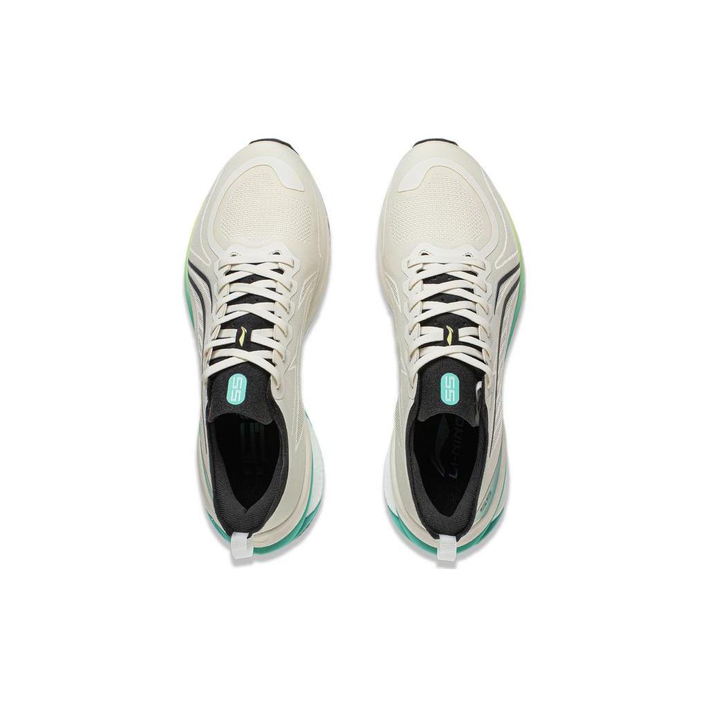 New LiNing WuShi 5S 3.0 Abrasion Resistant Low Top Casual Running Shoes Men's Ecru ARST049-1