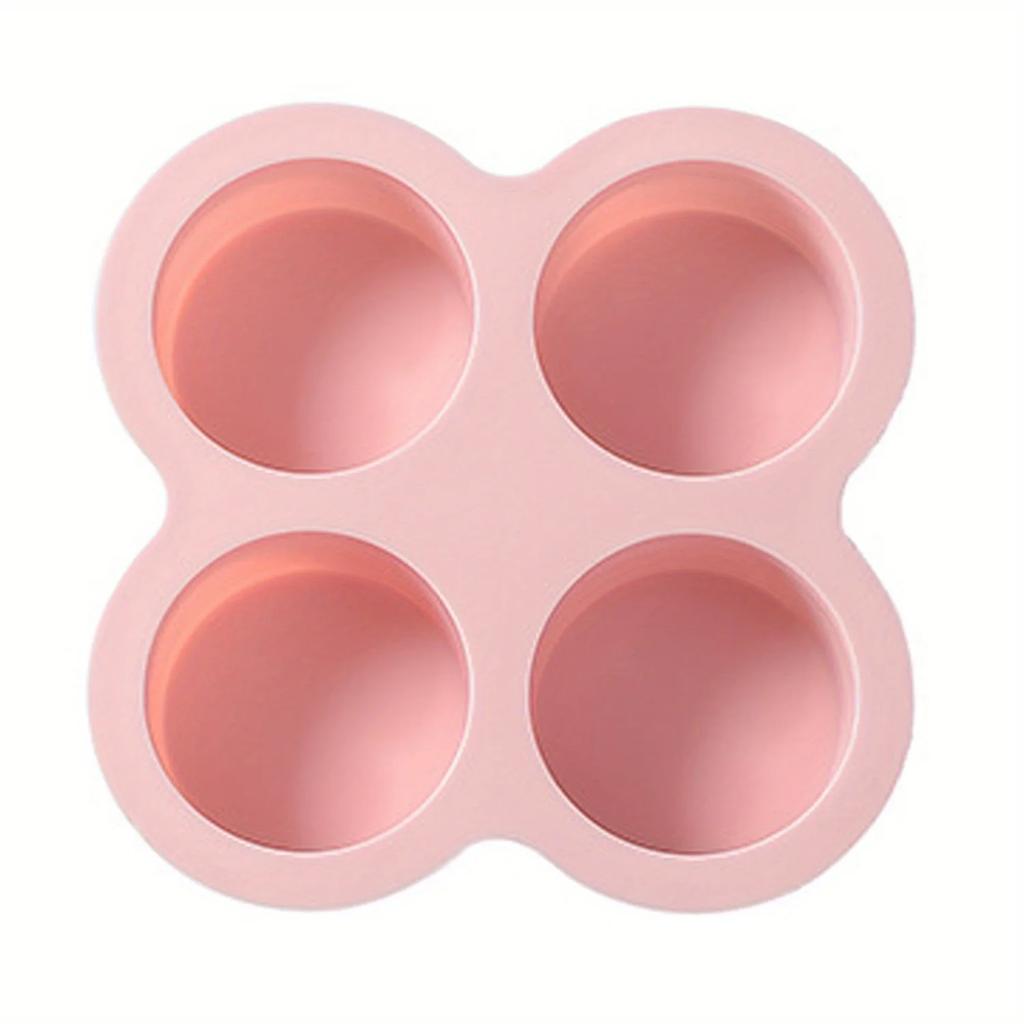 Air Fryer Egg Mold Round Shape Eggs Mold  Non-Stick Silicone Air Fryer Egg Pan Egg Steamer Cooking Mold Fried Egg Tool
