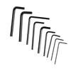 9Pcs Guitar Hex Wrench Metal Hex Key Flat End Instrument Accessory for Repair Maintenance