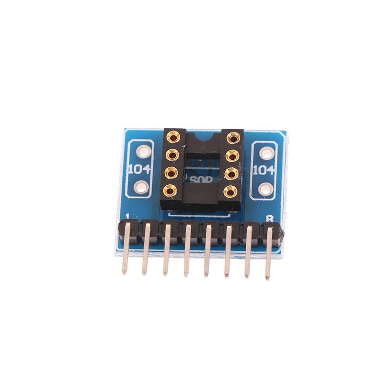 Jednořadý Zip Sip8 balíček převedený na dvouřadý Dip8 patici Njm5532 4558 4560 4580 4565 2114L HiFi audio upgrade