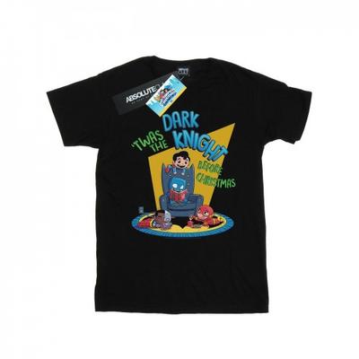 Mens Super Friends Dark Knight Before Christmas T-Shirt