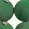 6x Flocked Christmas Ball Ornaments Shatterproof Balls 2.4inch Table Centerpiece Velvet Christmas Balls for Wedding Fireplace