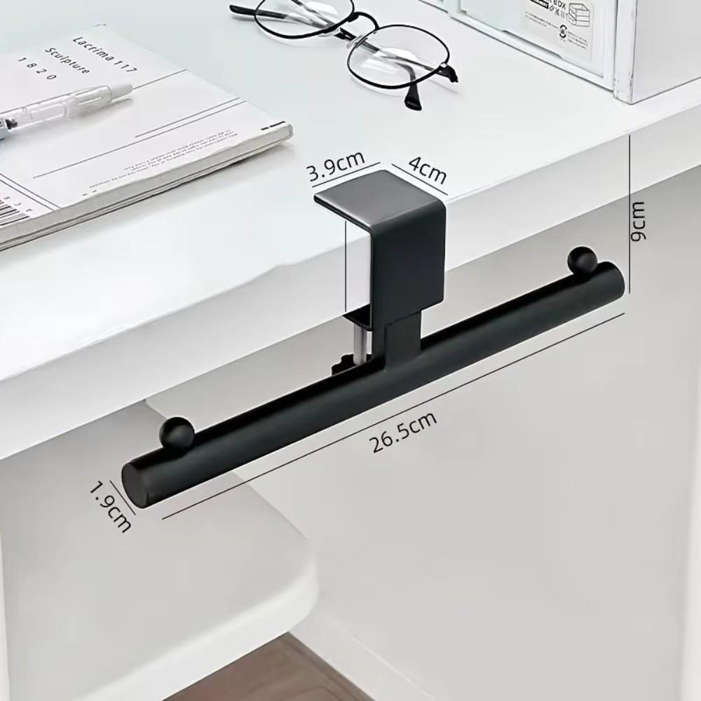 Carbon Steel Backpack Holder Rounded Corner Multipurpose Hook New Desk Hook  Office Supplies