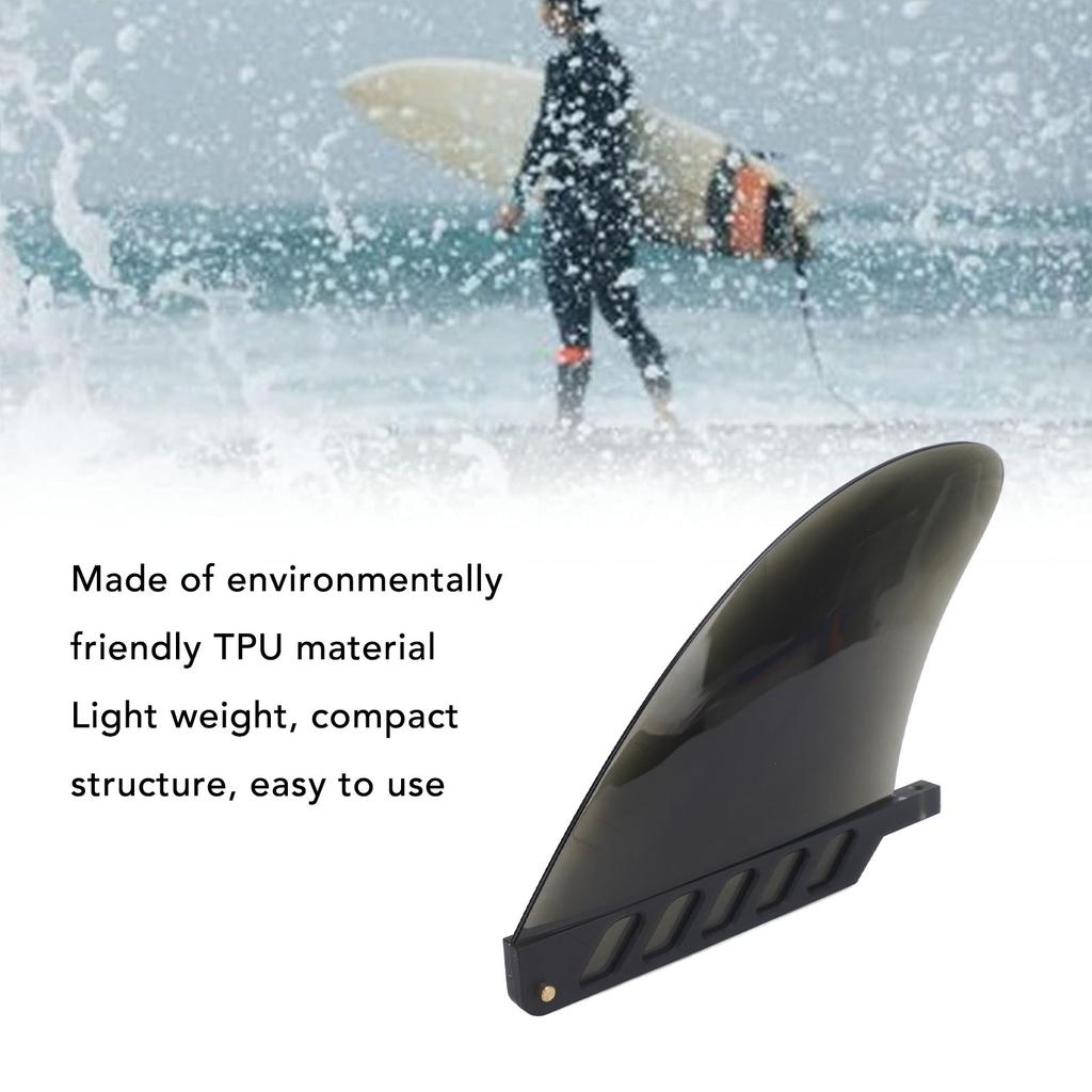Surfboard Fin TPU Soft Balanced Surfboard Replacement Tail Fin for Longboard Paddle Board Surfing Accessory