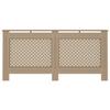Cache-radiateur en MDF brun - vidaXL - 172x19x81 cm - Fonction décorative et espace additionnel