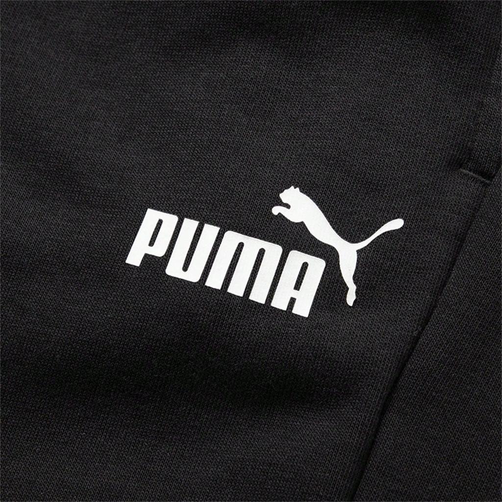 Puma Solid Color Lace-Up Casual Tapered Knit Sports Pants Women Bottoms Black 682126-01