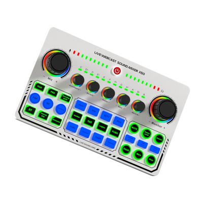 Live Sound Card Audio Mixer Recording Desktop Singing BT Power Supply OTG Digital Lossless