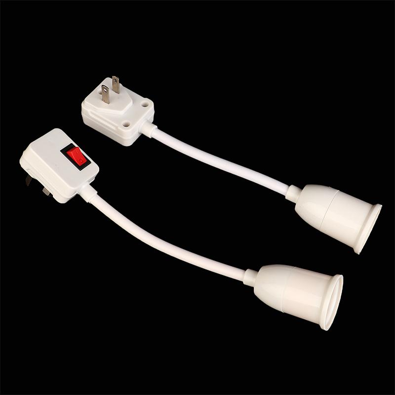 Universal Hose E27 Large Screw Port Lamp Base Flexible Bend Wall Light Socket Adapter Plug Switch Lamp Bulb