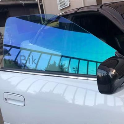 Láminas solares para parabrisas y ventanas traseras de coche de 50x150/300CM, Super Violet Light Blue Chameleon Tint VLT 59%