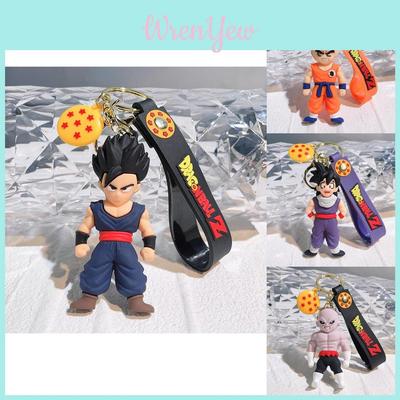 Adorable Dragon Ball Keychain Anime Car Bag Charm Silicone Birthday Gift