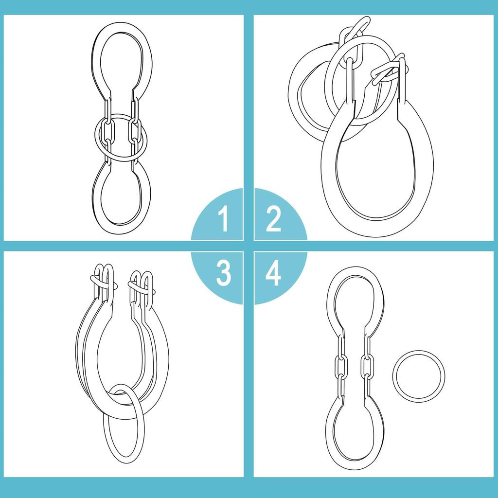 Puzzle adult puzzle puzzle maximum cast puzzle toys for puzzles that can be played puzzle rings for time killer rings, rings, Zelda-themed rings,