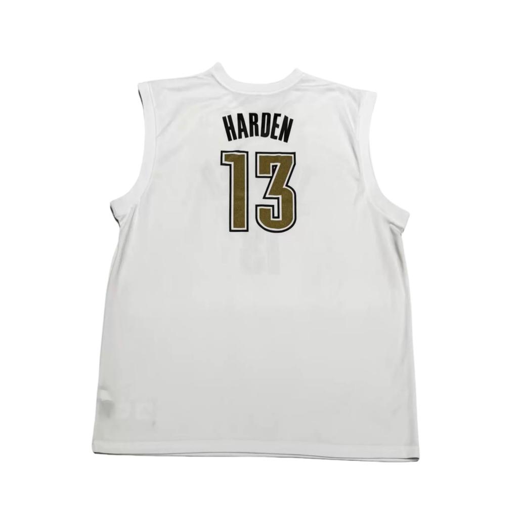 Adidas Harden Basketball Jerseys Unisex White V Neck Moderate 7818A-013-CEF1198