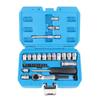 ABJI-Core Ratchet Socket Wrench Kitsocket Kit 29PCS Socket Set Car Repair Tool Auto Repairing Tool Set Ratchet Torque Wrench Com