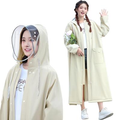 Raincoat for Cycling New Design with Double Transparent Rain Raincoat Lightweight EVA Raincoat for Clear Commuting To or Commuting [sboxwaku] [2025
