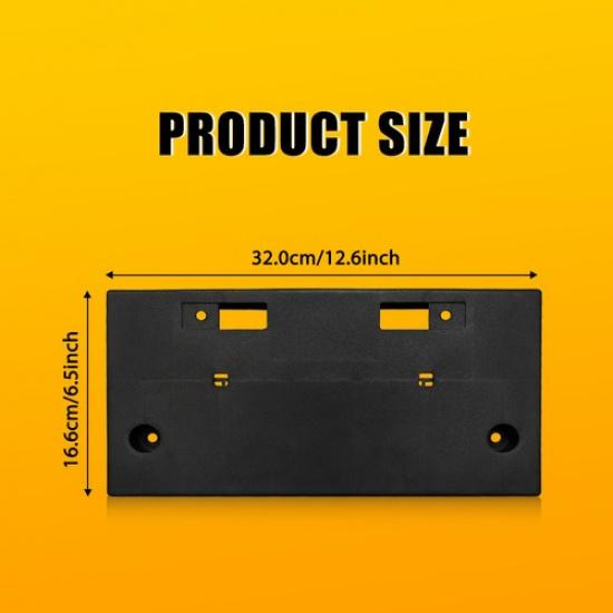 License Plate Mount Bracket For 2005- Nissan Frontier Front W/ Steel Bumper