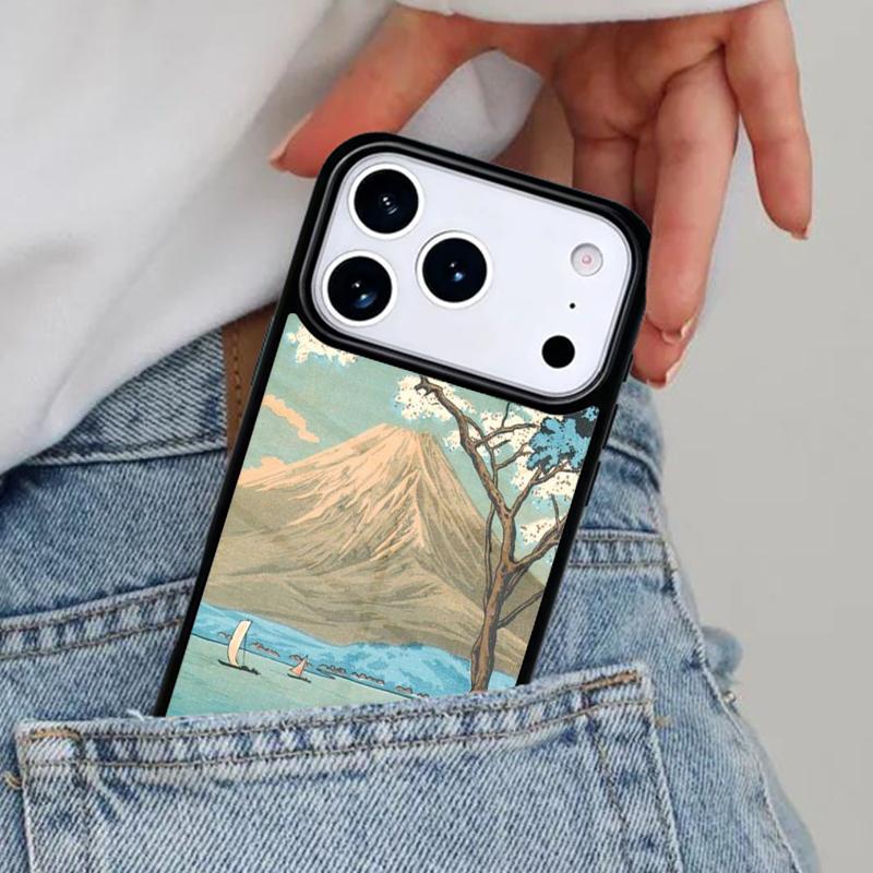 Ukiyo-e Japanese style Art Phone Case for iPhone 17ProMax 12 13 14 15 16e 17 Pro Max Plus Air Cover