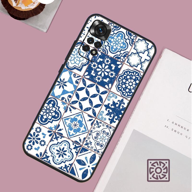 Moroccan Tile Case For Xiaomi Redmi Note 12 11 8 9 10 13 Pro 12S 11S 10S 9S Redmi 13C 9C 10C 12C Cover