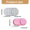 Elegant Oval Silicone Moulds Unique Coasters and Bead Trays Crafting Mold Essential Tool for Home Decoration