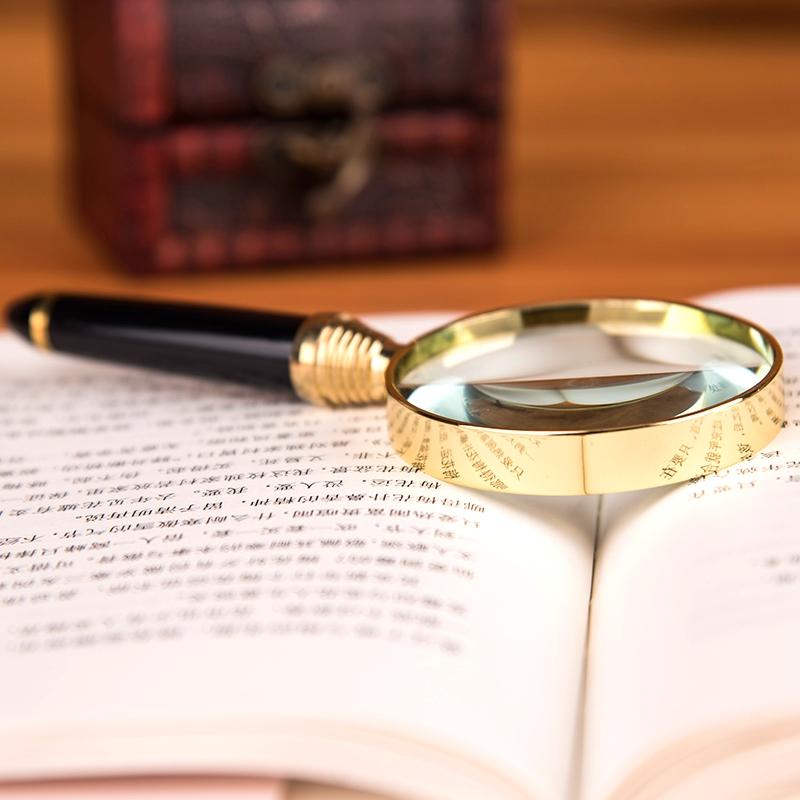 Lente d'ingrandimento portatile 20X Lente d'ingrandimento Lente in vetro per Gioielli Giornale Lettura Libri Strumenti