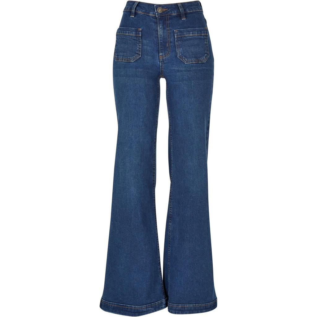 Urban Classics Womens/Ladies Denim Vintage Flared Jeans