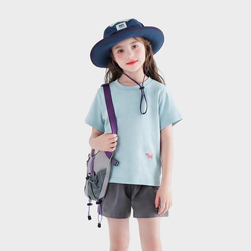 Tutu Elephant Girls' Basic Cotton-Feel Short Sleeve T-Shirt