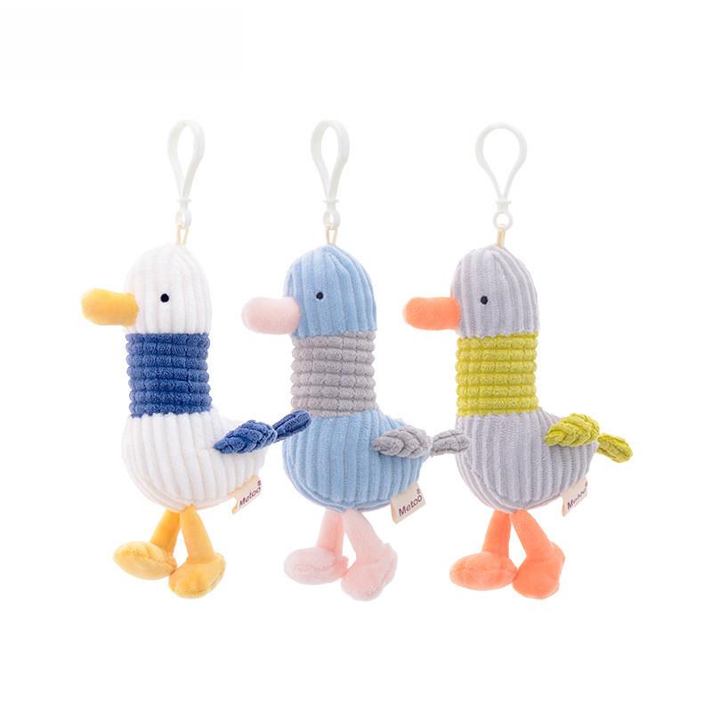 Genuine Metoo Plush Keychain Adorable Duck Figure Cute Animal Backpack Charm