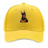 Playful DoberUnisex Portrait Graphic St Sandwich Baseball Cap Sun Cap Outdoor Workouts Hat