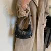 Women Shoulder Handbag Vintage Casual Hobos Denim Star Decor Solid Color Underarm Bag for Girls Ladies Purse Tote