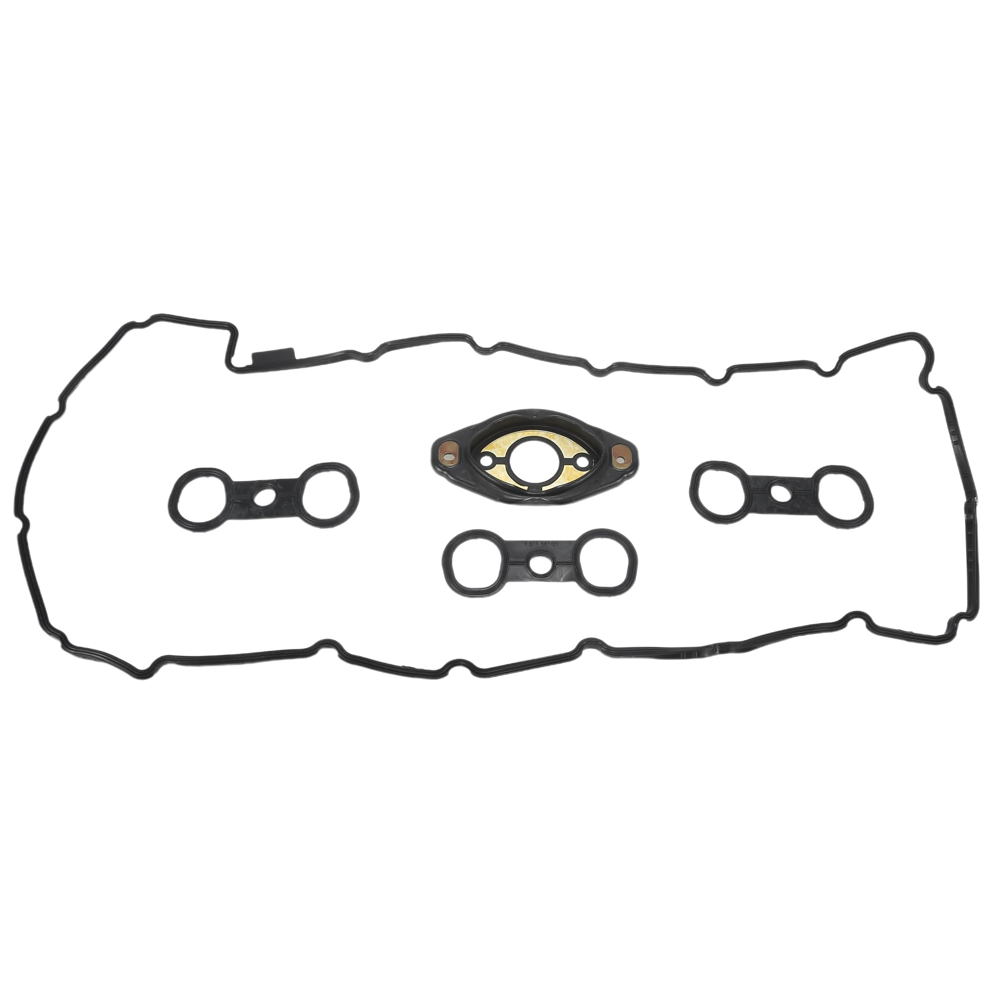 

INFINAUTO Fit BMW 128i 2008-2013 Valve Cover Gasket Cylinder Head Valve Seal Gasket No.11127552280 Black Rocker Cover Gasket 1 Set чорний