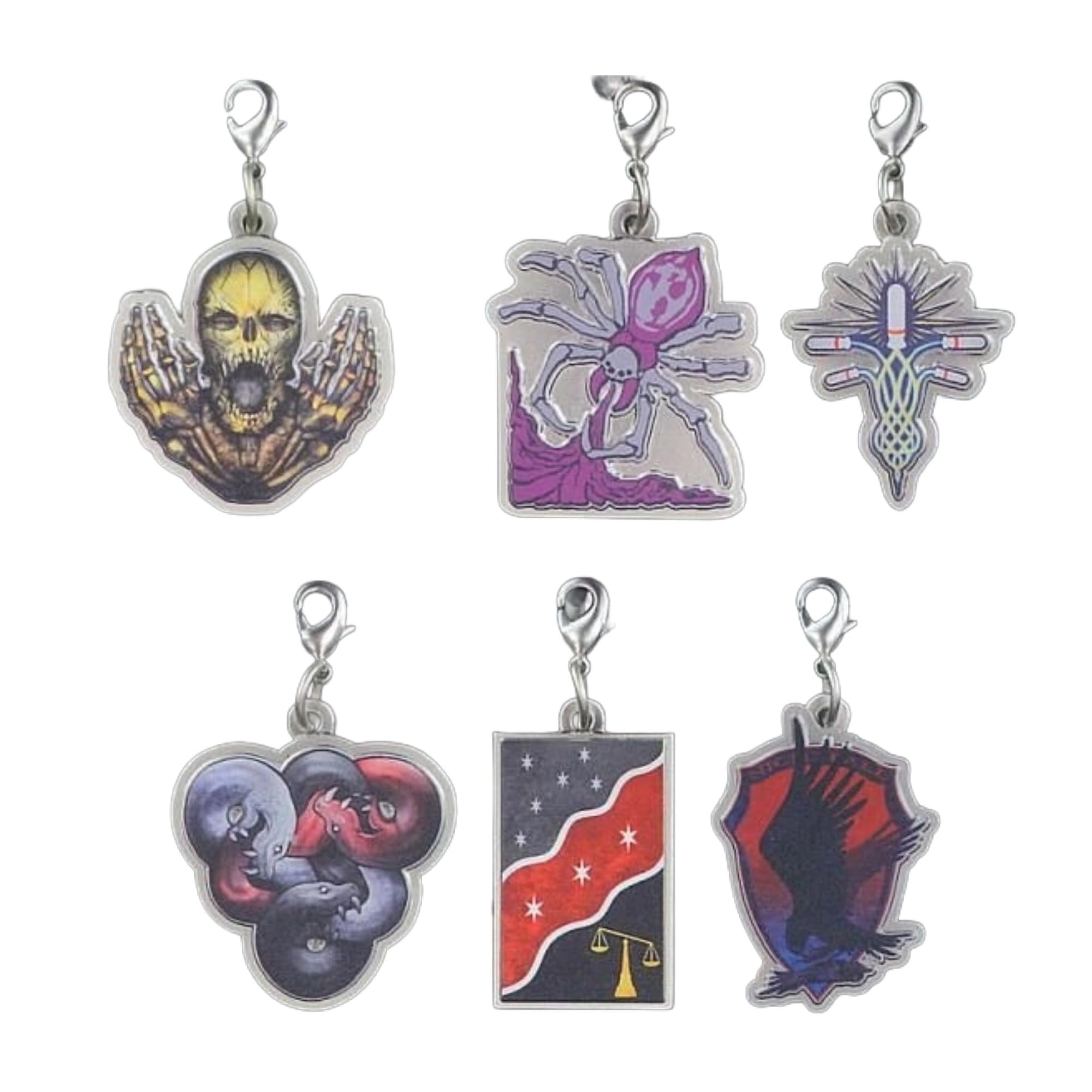 Studio Sorta Armored Core VI Emblem Metal Charm 3 x 6 Types Full Gachapon Capsule Toy SO-TA Set, Set,