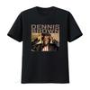 Slow Down Dennis Emmanuel Brown CD Músico de Reggae Jamaicano Camiseta vintage Lavada Respirável gráfica Versátil Ligeiramente