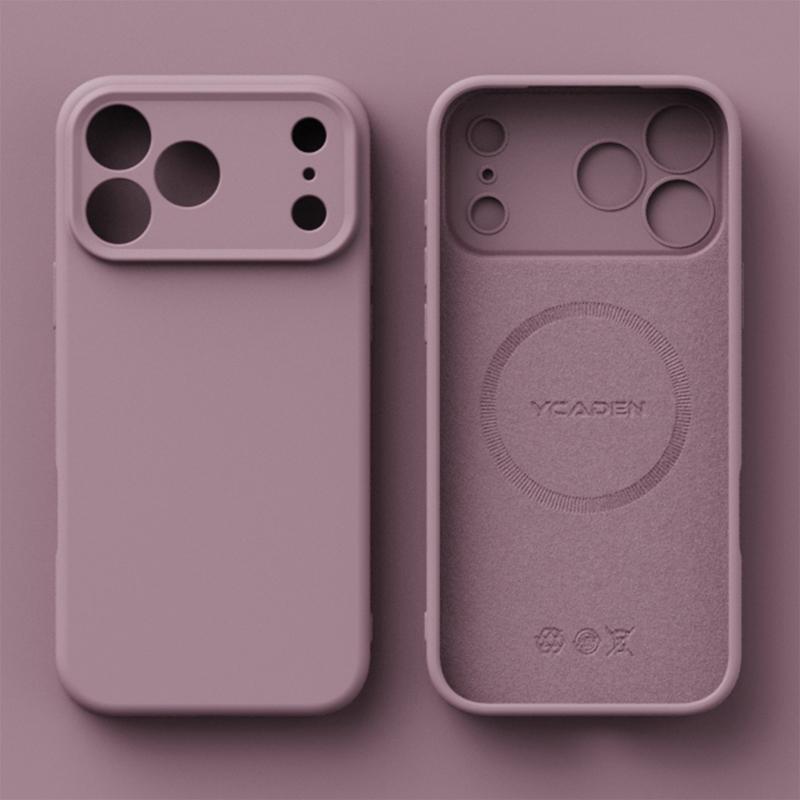 Original Liquid Silicone Magnetic Phone Case For iPhone 17 16 15 14 13 12 Pro Max Plus 17 Air For Magsafe Wireless Charge Cover
