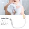 Curved Back Scrubber U Shaped Bendable Back Bath Brush with Long Curved Long Handle for Elderly Pregnant Women