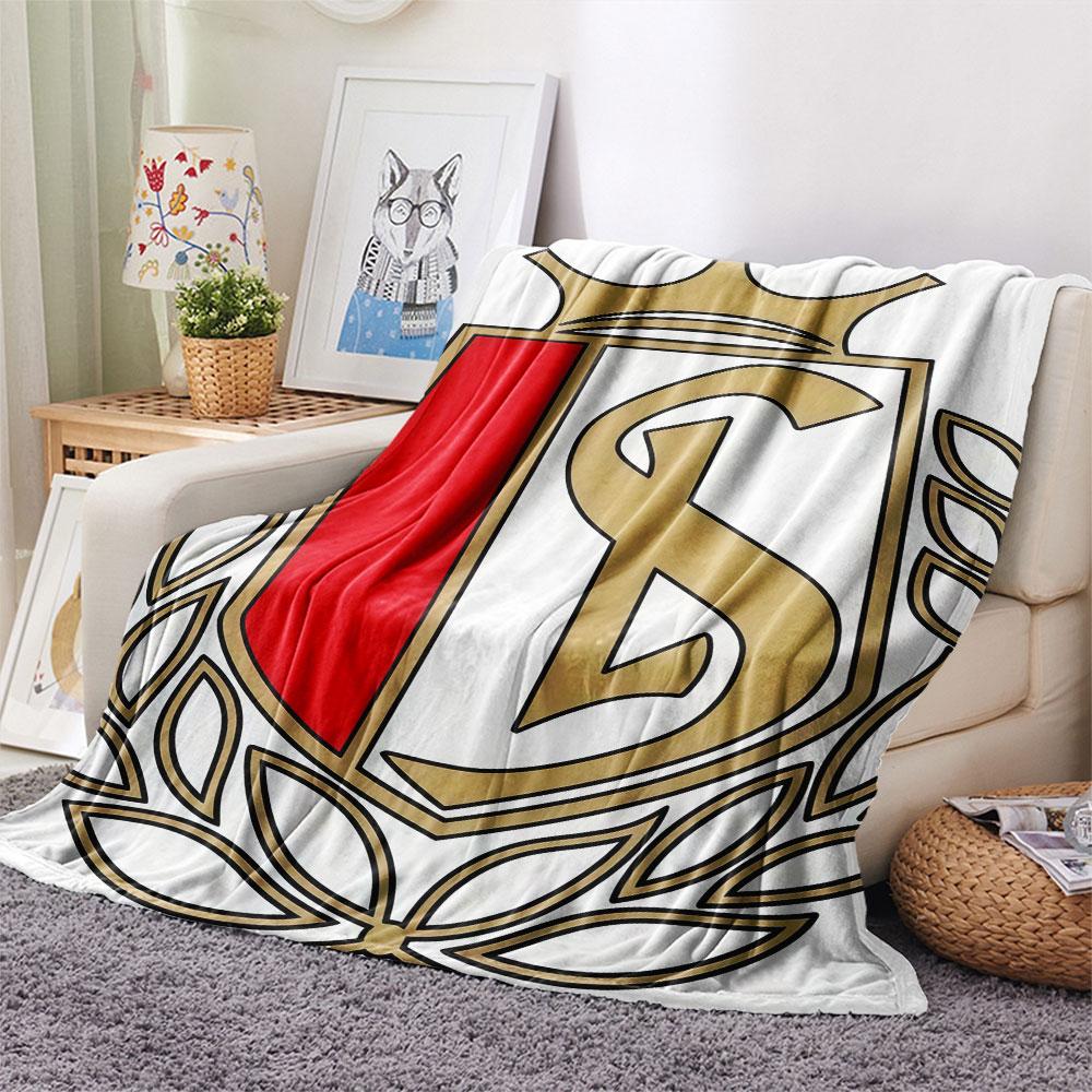 Standard Liège Logo FlAannel Blanket, High Quality Comfortable for All Seasons, Home Decor, Warmth and Comfort