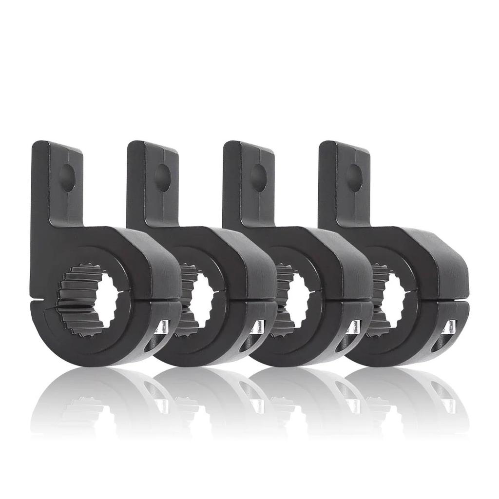 2/4pcs Motorcycle Light Bar Clamps Brackets LED Headlight Roll Bar Mount Clamp For Motorcycle Spotlight Fog Light Moto Accessory