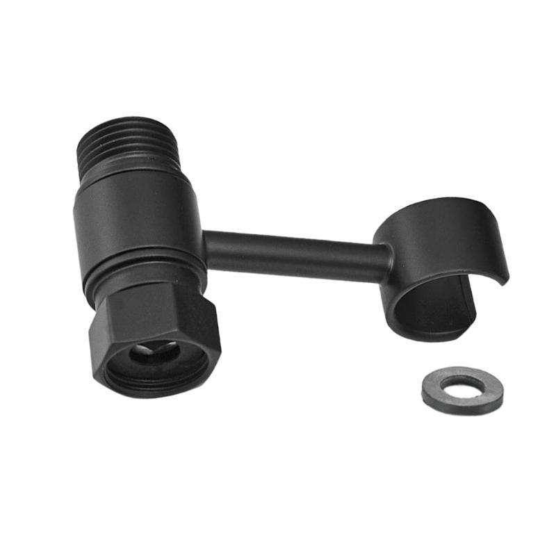 

Держатели для ванной Настенные кронштейны 20 мм для ручного душа и распылителя для подгузников чёрный