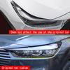 Car Styling Front Headlights Eyebrows Eyelids Trim Strip for Honda HRV HR-V Vezel -2023 Lamp Eyelash Stickers B