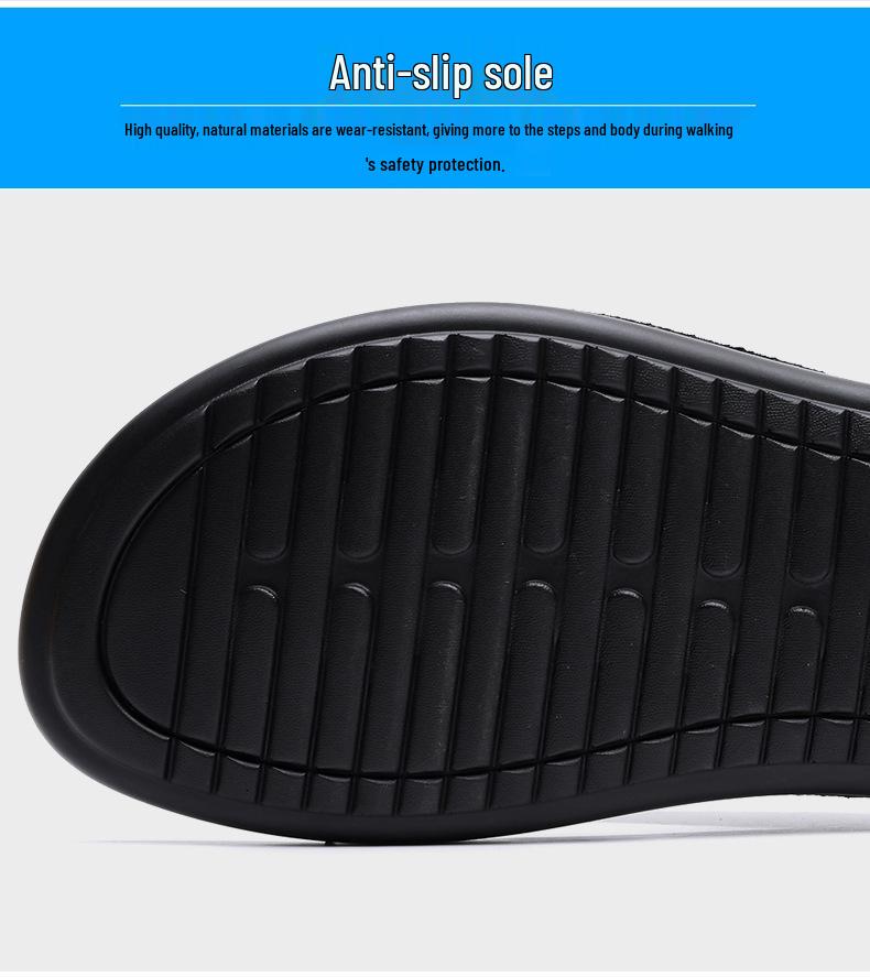 Men's 2026 Trendy Casual Non-slip Beach Flip-Flops: Comfortable & Breathable Thong Sandals