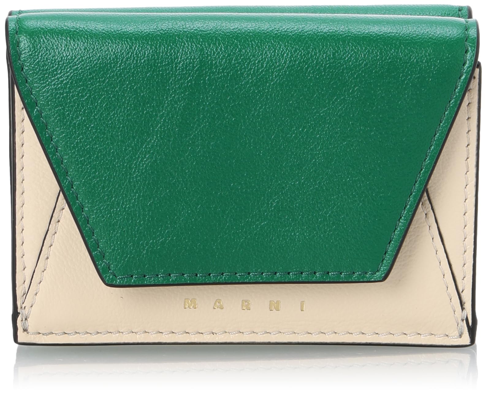 

wallet PFMO0056U1P2644 MUSEO AGATE [Marni] Tri-fold GREEN/SHELL [item]