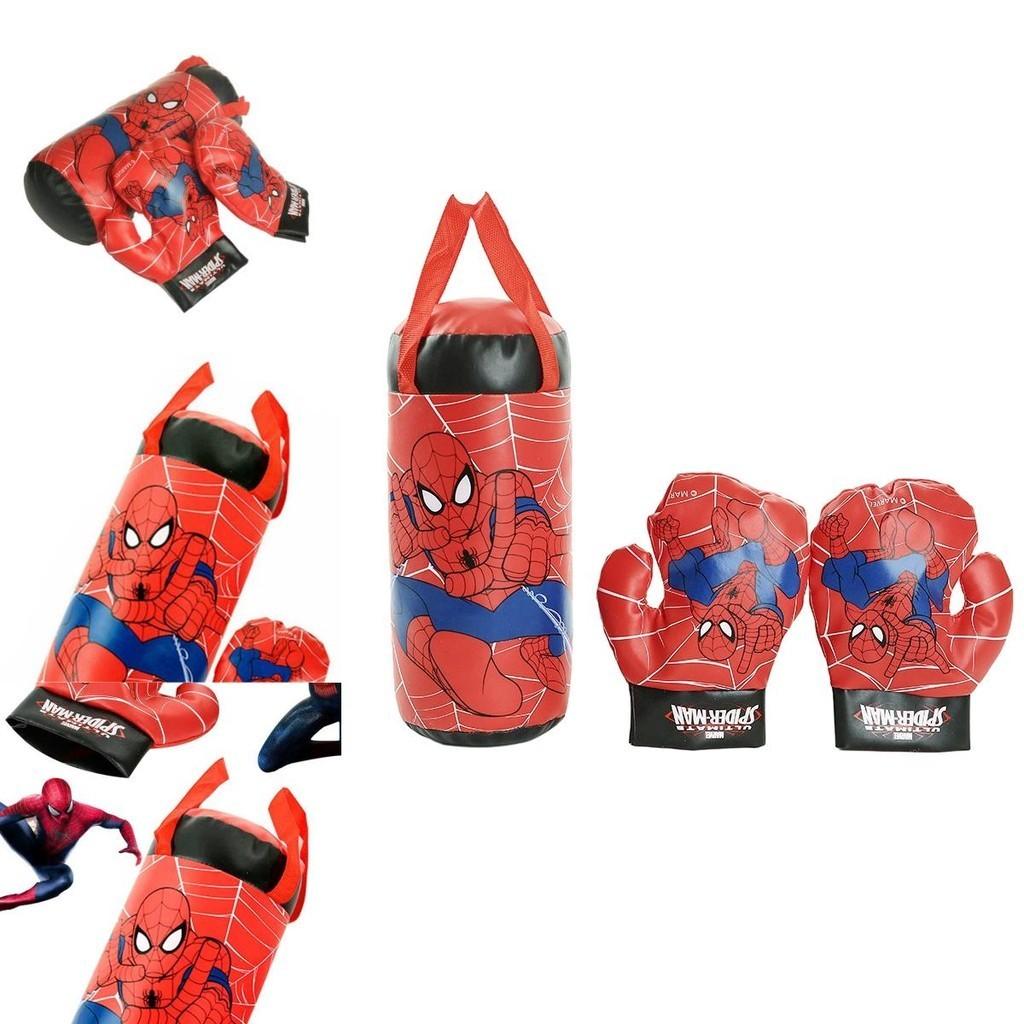 Disney Marvel Spider-man Boxing Toy Red Plastic Punching Gloves For Kids 2-5 Stress Relief