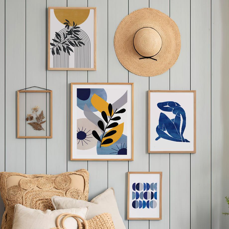 

Минималистский Матисс Геометрия Середины Века Современная Галерея Настенная Живопись Холст Плакаты и Репродукции Картина Для Декора Гостиной