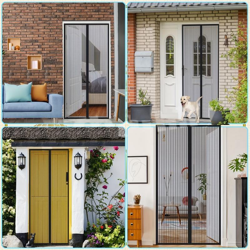 Självstängande Magnetiskt Insektsnät, Osynligt Dörrnät, Insektsnätgardin, Magiskt Nät, Hemdekoration