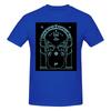 Gate To Moria  Light Blue Vintage Tshirt Artistic And Minimalist Bright Colors Tees